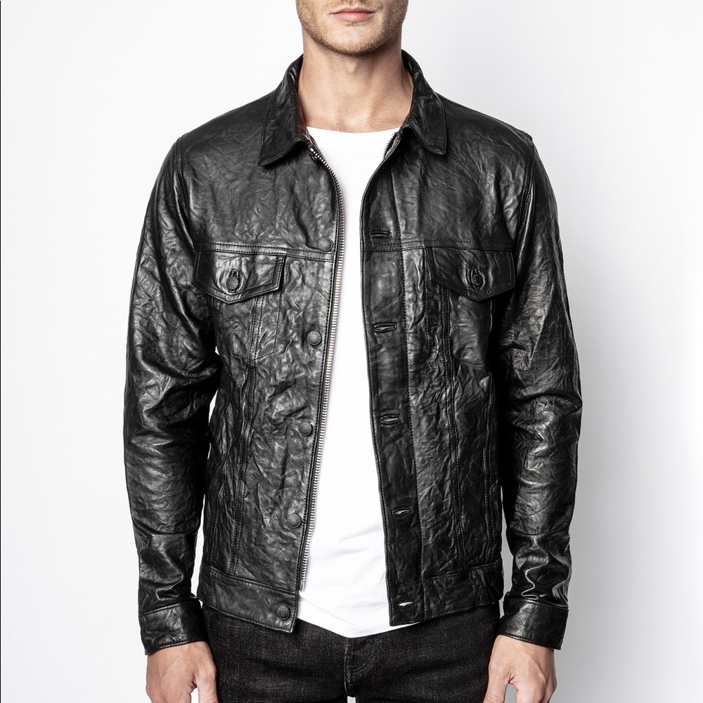 “Lee Cuir” leather jacket
